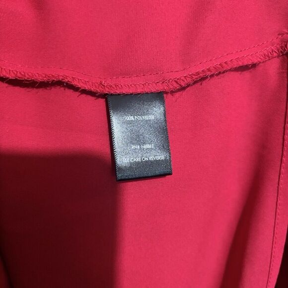 Torrid Harper Tunic Top Womens 3X Red Popover Pocket Blouse - Picture 8 of 9